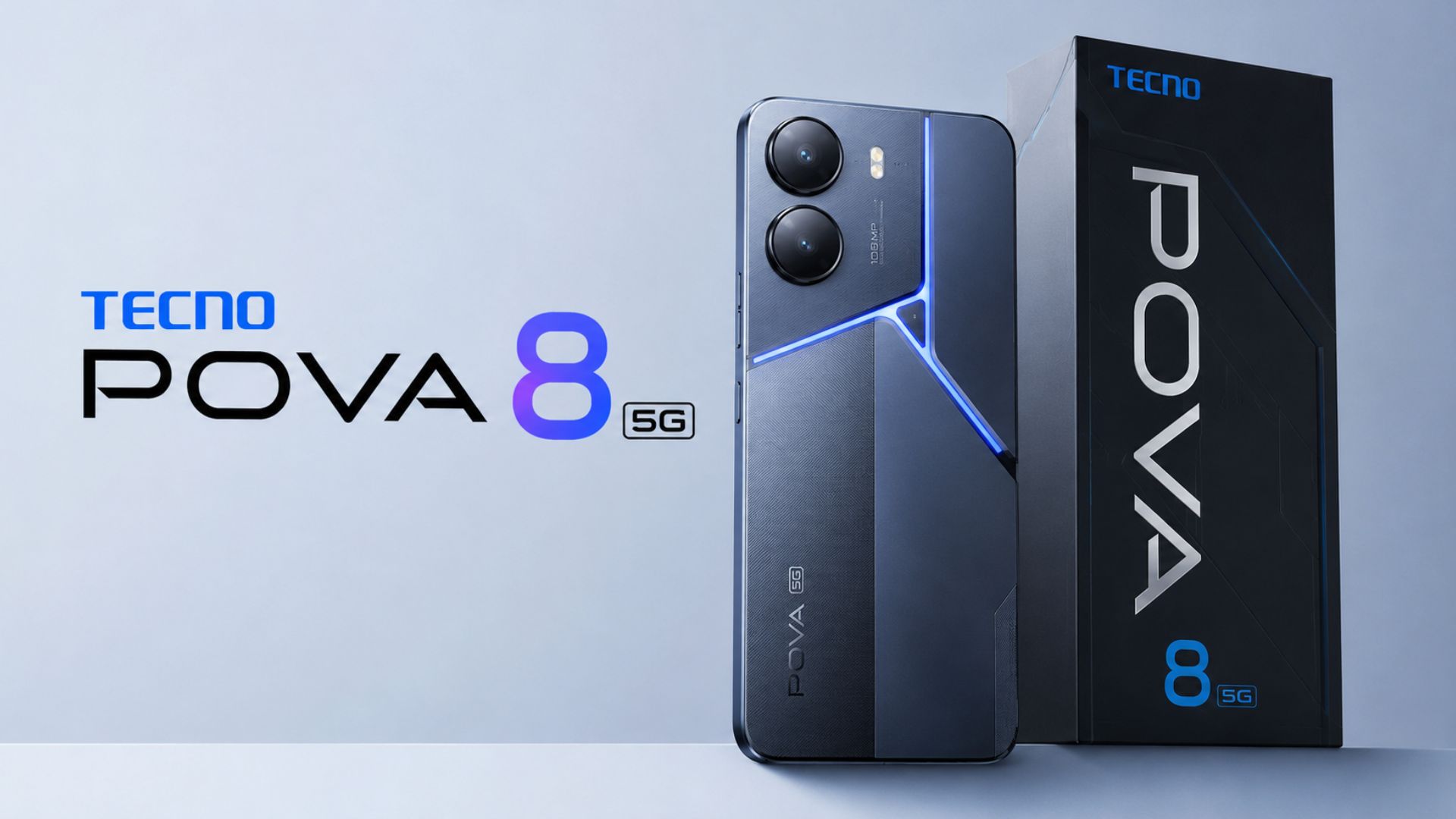 Tecno Pova 8 5G: A powerhouse gaming phone with an 8000mAh battery! Launched at ₹30,000, featuring an Alive Matrix display and a 144Hz screen – full details.