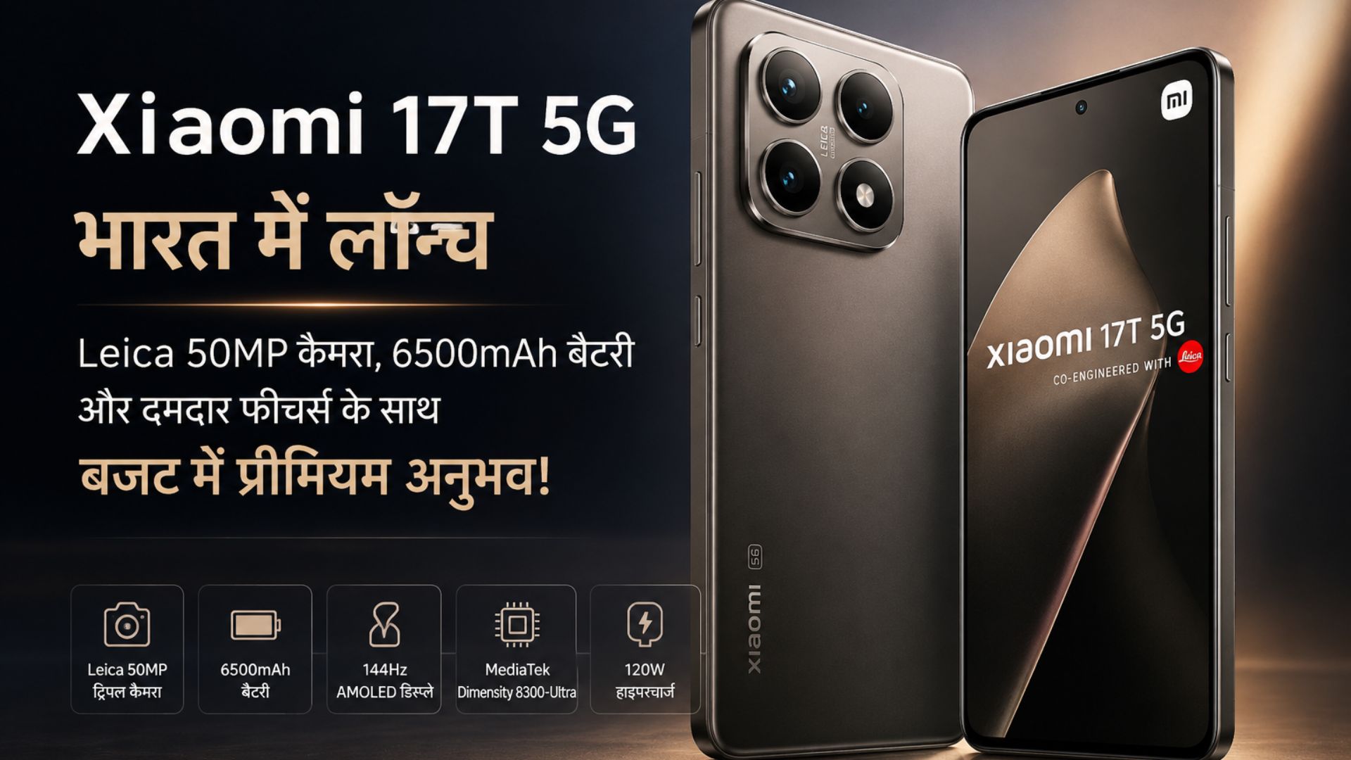 Xiaomi 17T 5G launched in India: