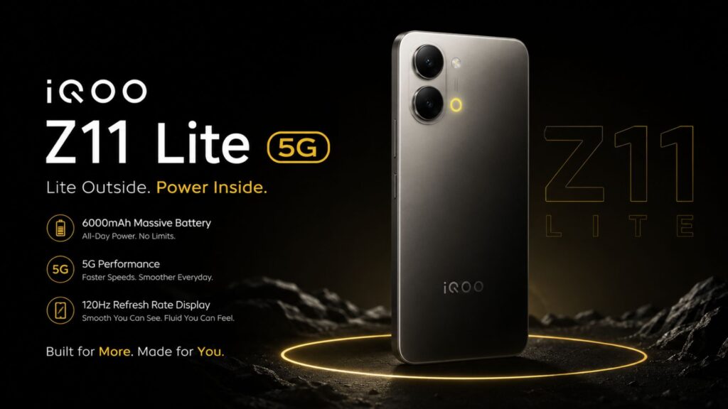iQOO Z11 Lite 5G to launch in India on July 24: