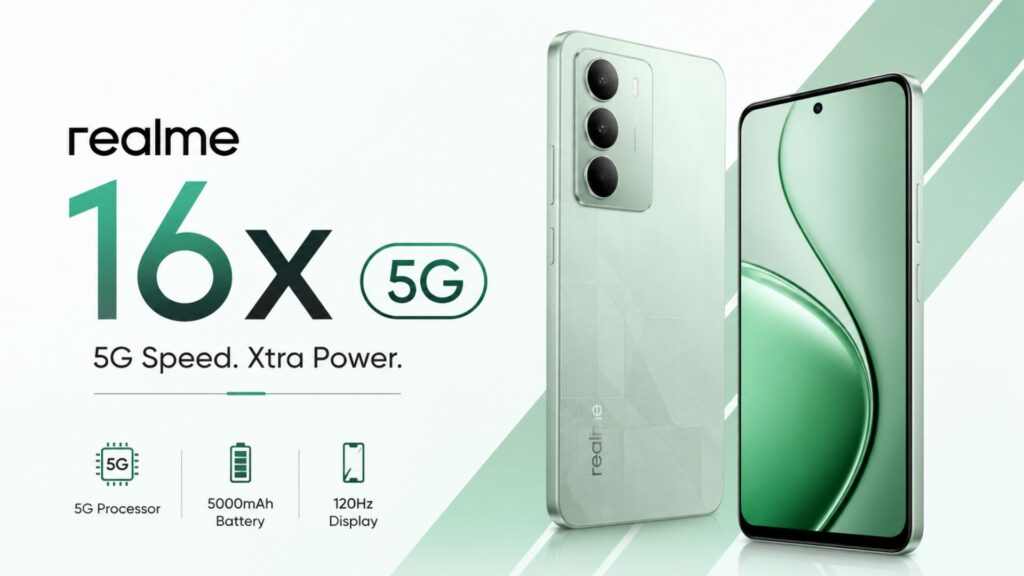Realme 16x 5G sale starts today: This 5G phone features a 7000mAh battery.