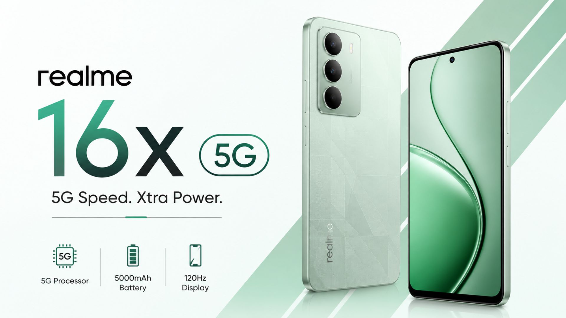 Realme 16x 5G sale starts today: This 5G phone features a 7000mAh battery.