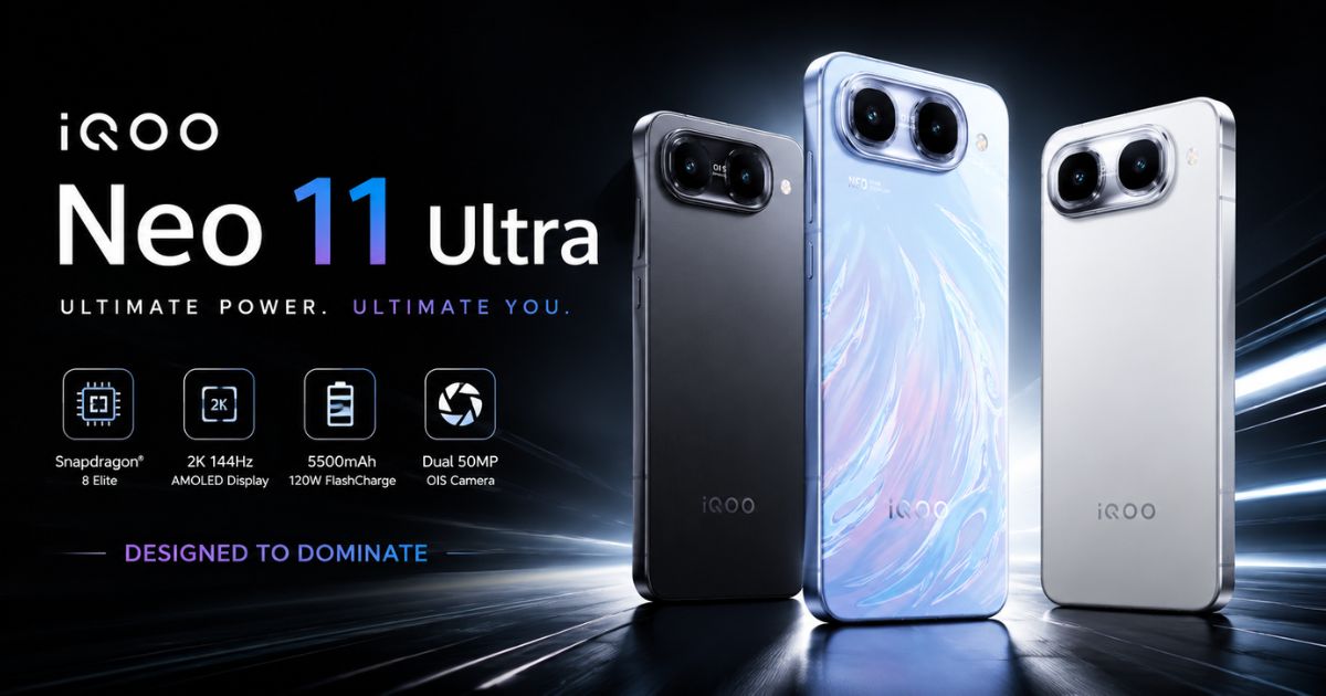 iQOO Neo 11 Ultra leaked ahead of launch