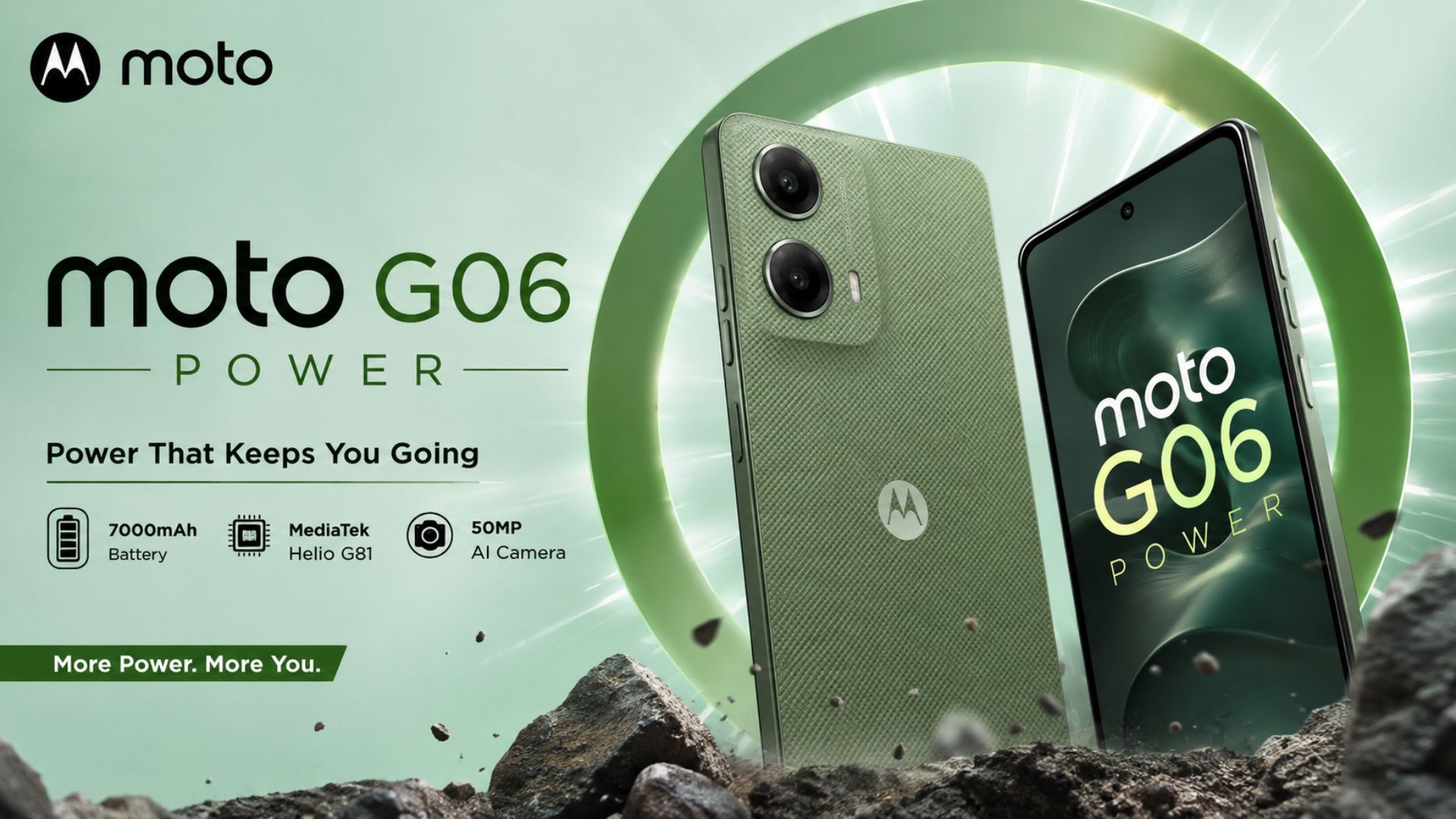 Moto G06 Power: An affordable phone with a 7000mAh battery